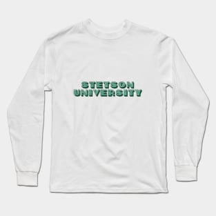 stets glitter lettering Long Sleeve T-Shirt